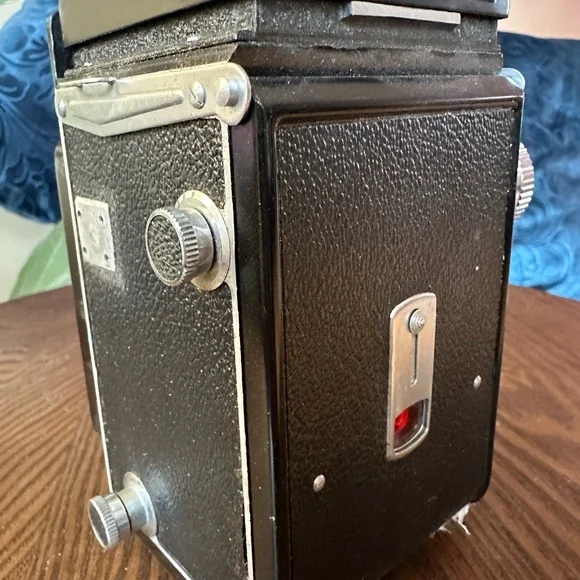 Yashica-A Black Twin-Lens Reflex Camera